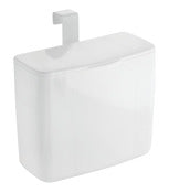 Interdesign 93531 7 X 5 X 7 White Una Over The Toilet Tank Tampon Holder