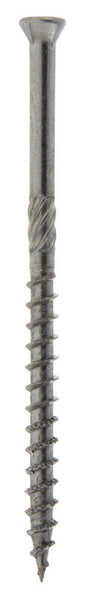 Tornillos para terraza de primera calidad con revestimiento de cerámica y cabeza recortada en estrella Hillman Power Pro No. 8 x 2-1/2 pulg. L, 1 lb.