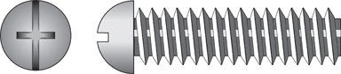 Hillman Combination Zinc Plated Machine Screws