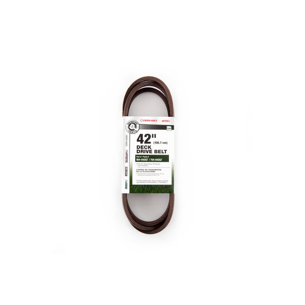 Correa de transmisión de plataforma de repuestos originales MTD de 0,5 pulg. de ancho x 42 pulg. de largo para cortadoras de césped autopropulsadas