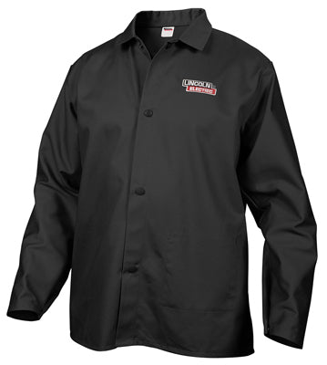 Chaqueta de soldador negra, talla XL