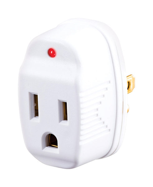 Protector de sobretensión de pared CyberPower 350 J de 0 pies y 1 toma de corriente (paquete de 12)