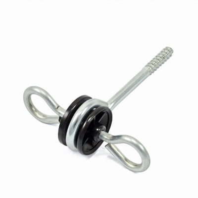ANCLAJE PARA PUERTA CON DOBLE AISLAMIENTO PARA POSTE DE MADERA