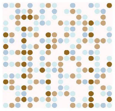 Revestimiento para estantes, adhesivo, azul lunares, 18 pulgadas x 9 pies.