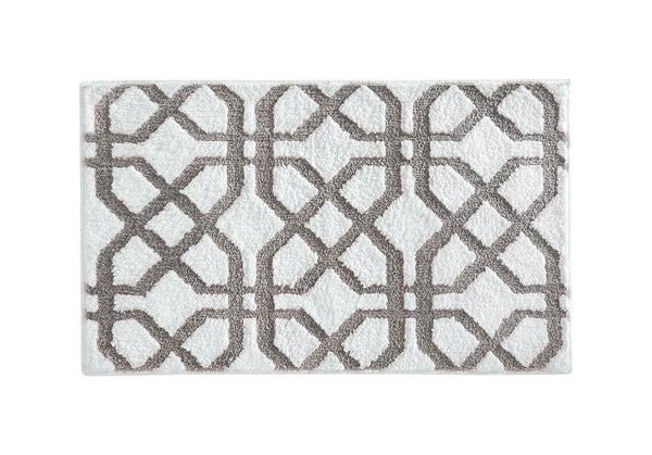 Alfombra de baño de microfibra de poliéster beige de InterDesign de 34 pulgadas de largo x 21 pulgadas de ancho (paquete de 3)