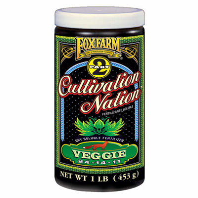 FoxFarm Cultivation Nation Veggie, líquido, parte 1 de 2, 1 libra.