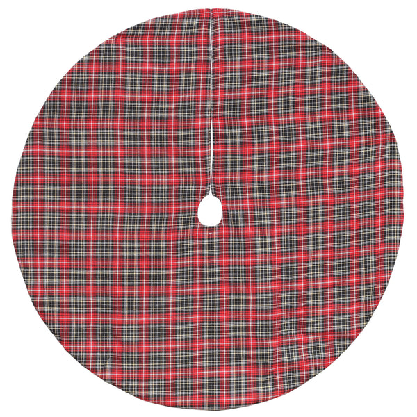 Dyno Christmas Tree Skirt Plaid Polyester 1 pk (Pack of 4)