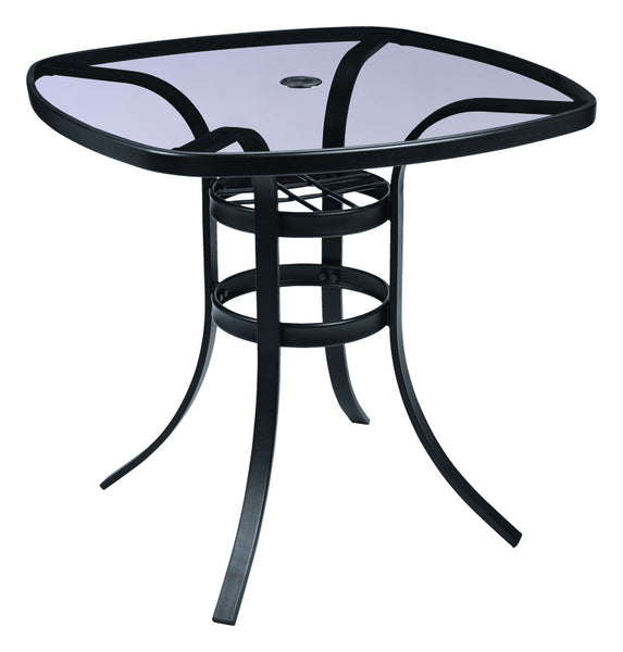 Living Accents Newport Square Dark Brown Table