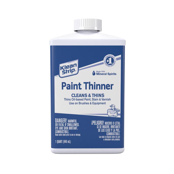 Diluyente de pintura Klean Strip, 1 cuarto de galón (paquete de 4)