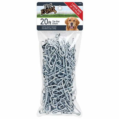 Cadena para atar perros, extra pesada, 20 pies