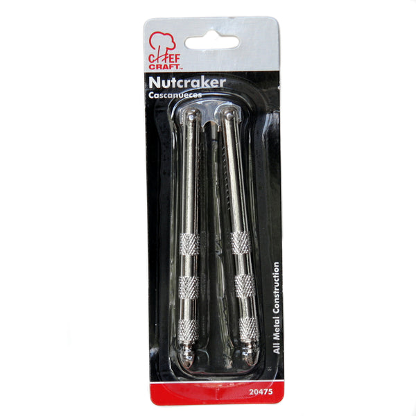 Chef Craft Nut Cracker All Metal Construction, Nickel Plated