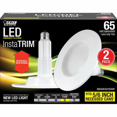 Kit de actualización de LED ajustable, 5-6 pulgadas, paquete de 2.