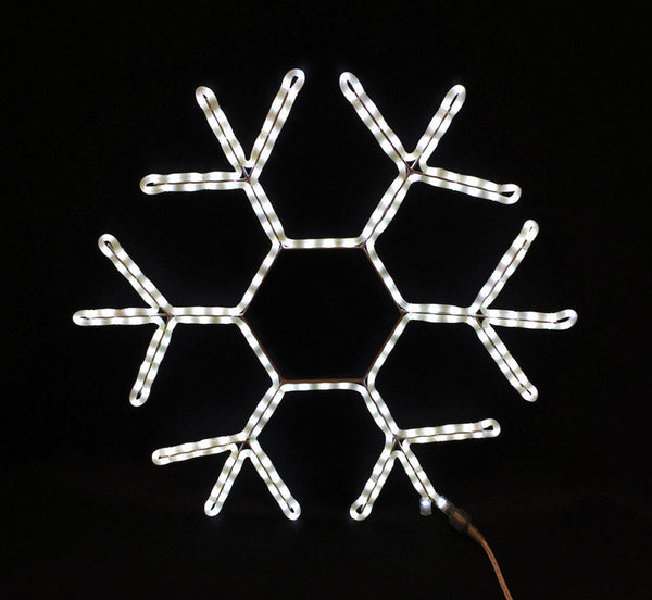 SNOWFLAKE 24"DIA WHT