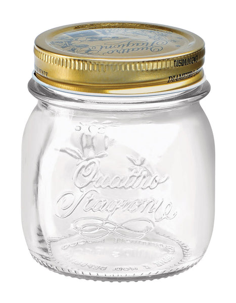 Bormioli Rocco Quattro Stagioni Regular Mouth Canning Jar 8-1/2 oz. 1 pk (Pack of 12)