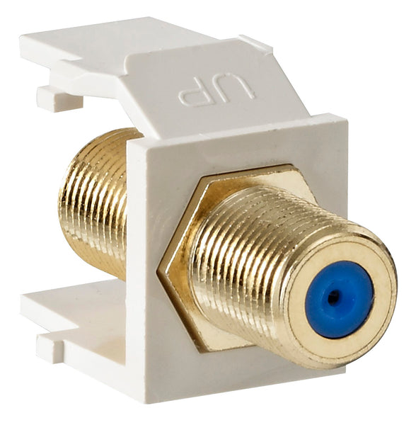 Leviton 016-40831-0BT Light Almond Quickport Female To Female Connector