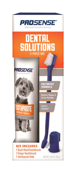 Kit dental para el cuidado bucal de perros ProSense, 3 oz.