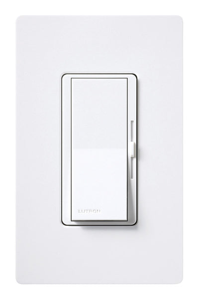 Lutron Diva White 600 W 3-Way Dimmer Switch 1 pk