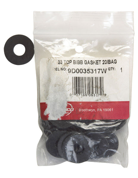 Arandela de goma Danco de 3/8 pulg. de diámetro, paquete de 20