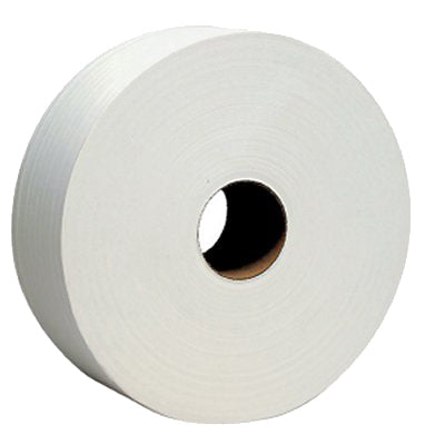 Papel higiénico, blanco de 2 capas, rollo de 1000 pies, paquete de 12