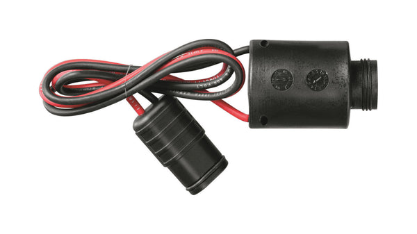 Solenoide de entrada de plástico de 1 pulg. y 13 V de Orbit para temporizador de riego a batería