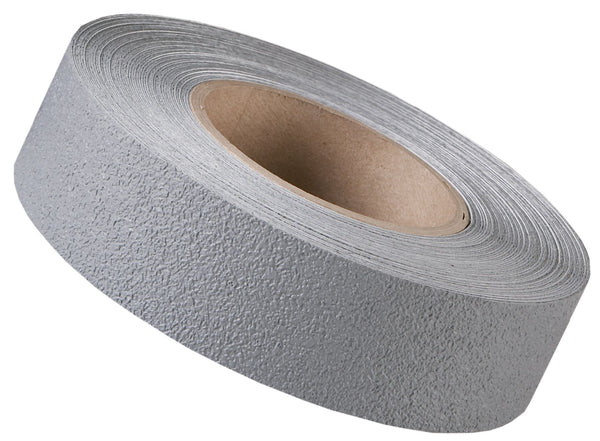 Cinta de tracción de vinilo texturizada autoadhesiva gris Incom RE3886GR de 2" x 60' (paquete de 60)