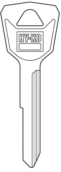 Hy-Ko Toyota Forklift Ta6 Blank Cylinder Key 2.2 H x 0.8 W x 0.1 in. (Pack of 10)