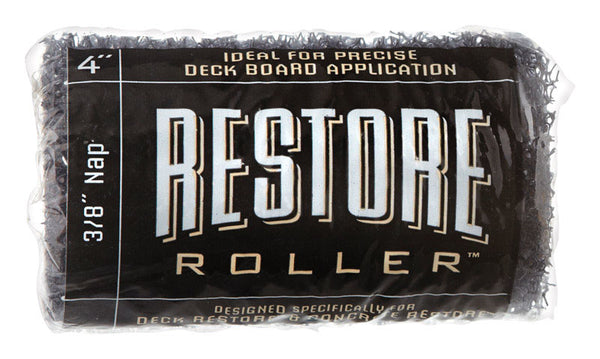 Cubierta para rodillo de pintura Rust-Oleum Restore de 4 pulgadas de ancho, paquete de 1 (paquete de 6)