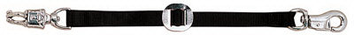 Amarre para remolque de ganado, nailon negro, 1 x 28 pulgadas.