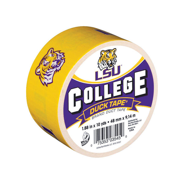 Duck College Logo Duct Tape High Performance 10 Yd. Louisiana State