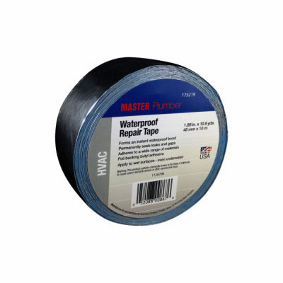 Cinta reparadora impermeabilizante, color plata, rollo de 1,89 pulgadas x 10,9 yardas