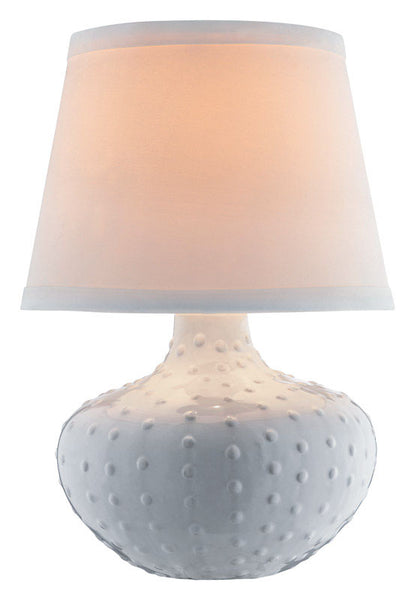 Living Accents 12 in. Gloss Ceramic Accent Lamp