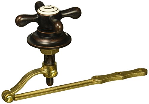 PALANCA DE TANQUE DE BRONCE FROTADO CON ACEITE