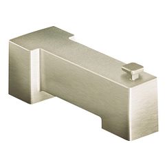 Brushed nickel diverter spouts