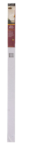 Living Accents Vinyl Interior Mini-Blinds 63 in. W White