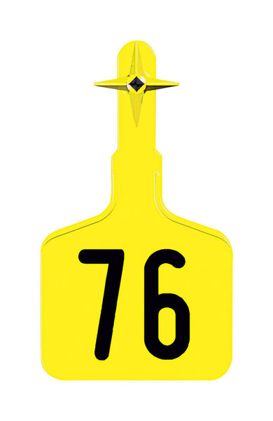 Y-Tex Lone Star Medium Numbered Plastic 1-Piece Ear Tag