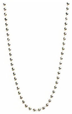 Christmas Bead Garland, Gold Metallic, 8mm x 15-Ft. (Pack of 12)