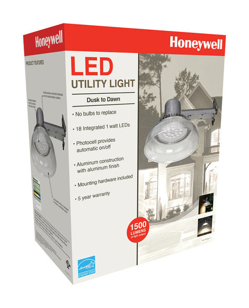 Honeywell Dusk to Dawn Plug-In LED Silver Security Light