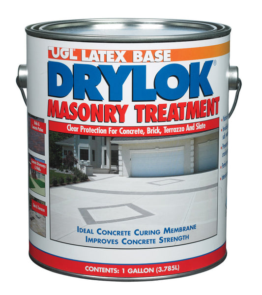 Sellador acrílico transparente mate impermeable para mampostería Drylok, 1 galón (paquete de 2)
