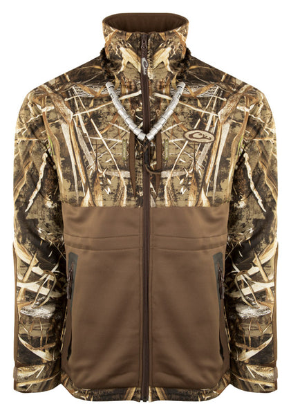 Chaqueta de manga larga con cremallera completa para hombre Drake Eqwader L Realtree Max-5