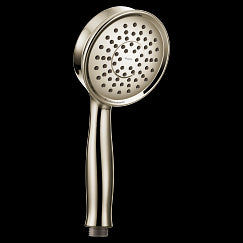Ducha de mano de alto rendimiento en níquel pulido