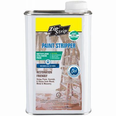 Zip-Strip Paint Stripper, Semi-Gel, 1-Qt. (Pack of 6)