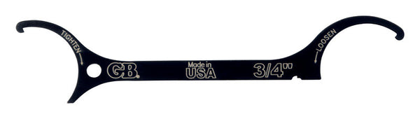 Gardner Bender 3/4 in. X 3/4 in. SAE Locknut Wrench 1/4 in. L 1 pc