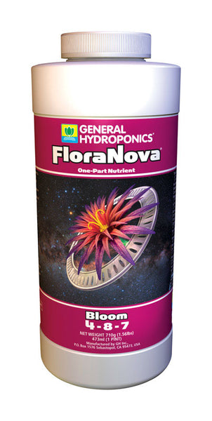 Fertilizante orgánico General Hydroponics FloraNova Bloom 1 pt.