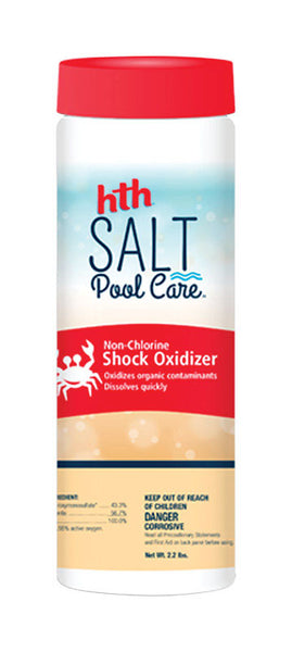 hth Salt Pool Care Granule Non-Chlorine Oxidizer 2.2 lb. (Pack of 4)