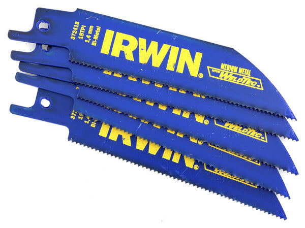 Hoja de sierra recíproca Irwin 372418P5 de 4,18 dientes por pulgada Marathon