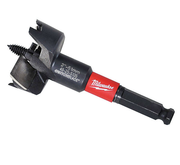 Broca autoalimentada Milwaukee Switchblade de 2" de diámetro