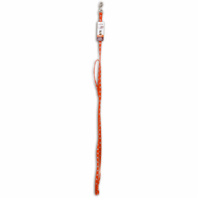 Correa reflectante para perros, color rojo, 5/8 pulg. x 6 pies.