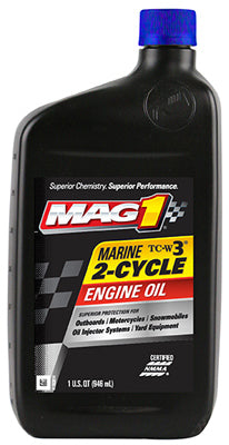 Aceite para motor marino, 2 tiempos, 1 cuarto de galón (paquete de 6)