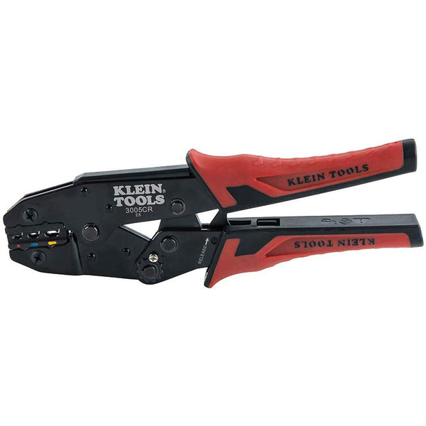Crimpadora de trinquete de 9 pulg. de largo, calibre 10-22 AWG de Klein Tools