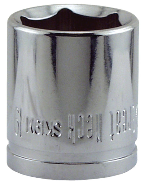 Great Neck Sk19m 19mm X 3/8" Drive 6 Point Socket Metric